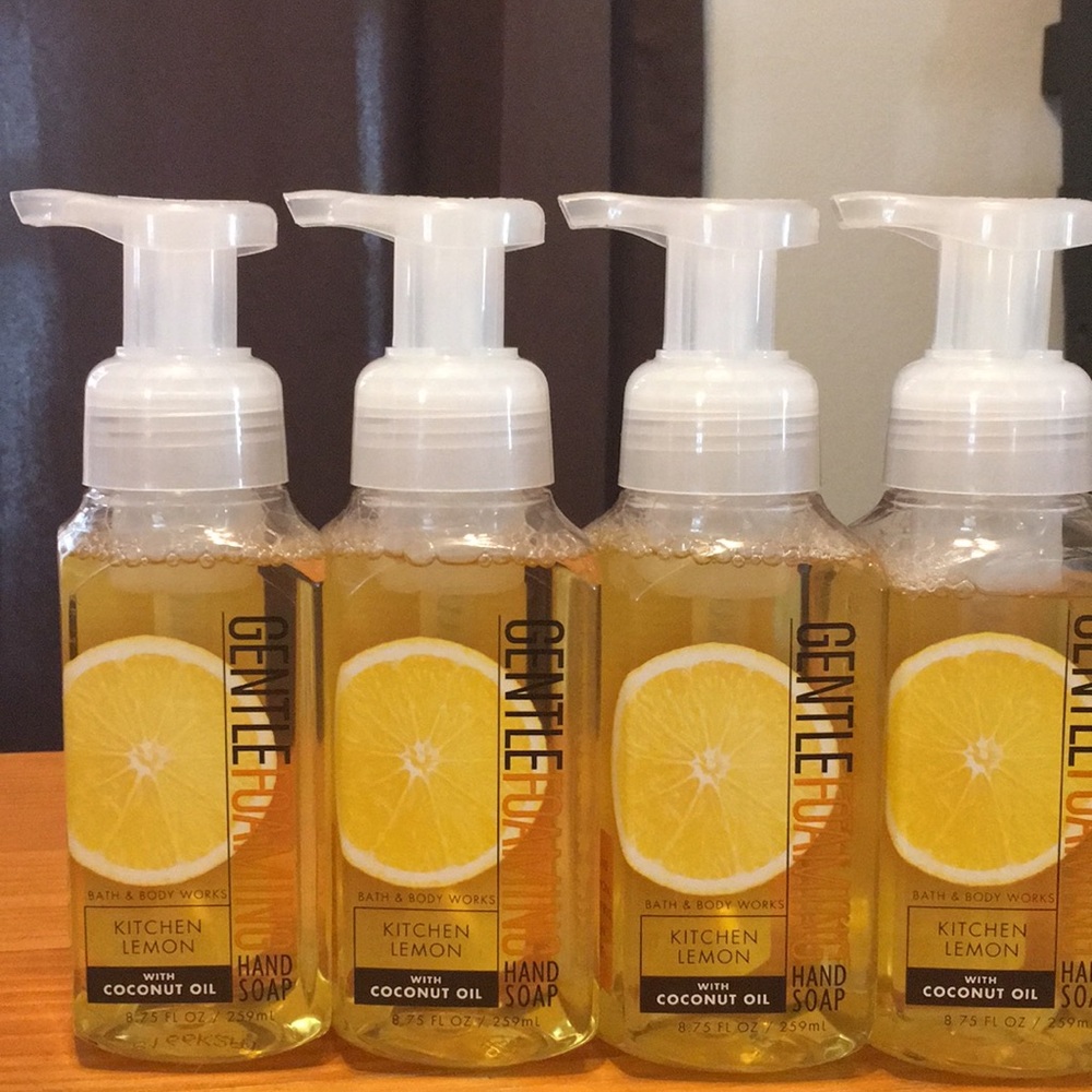 SOLD New 4 Bath & Body Kitchen Lemon Hand Soap $26